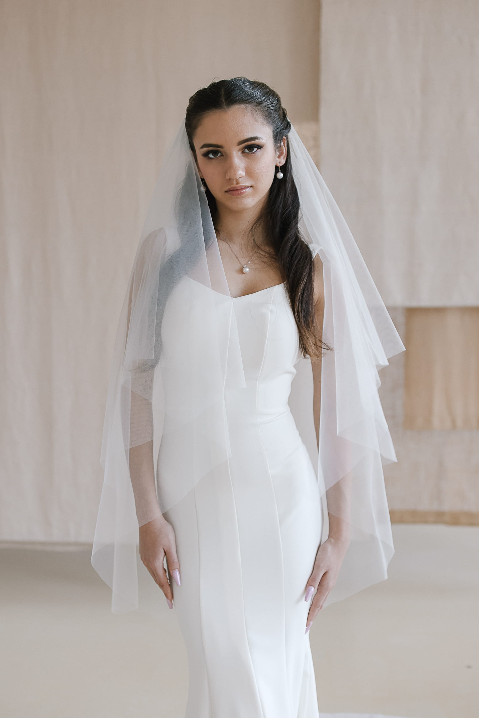 Alice - Double Tier Wedding Veil - Image 3