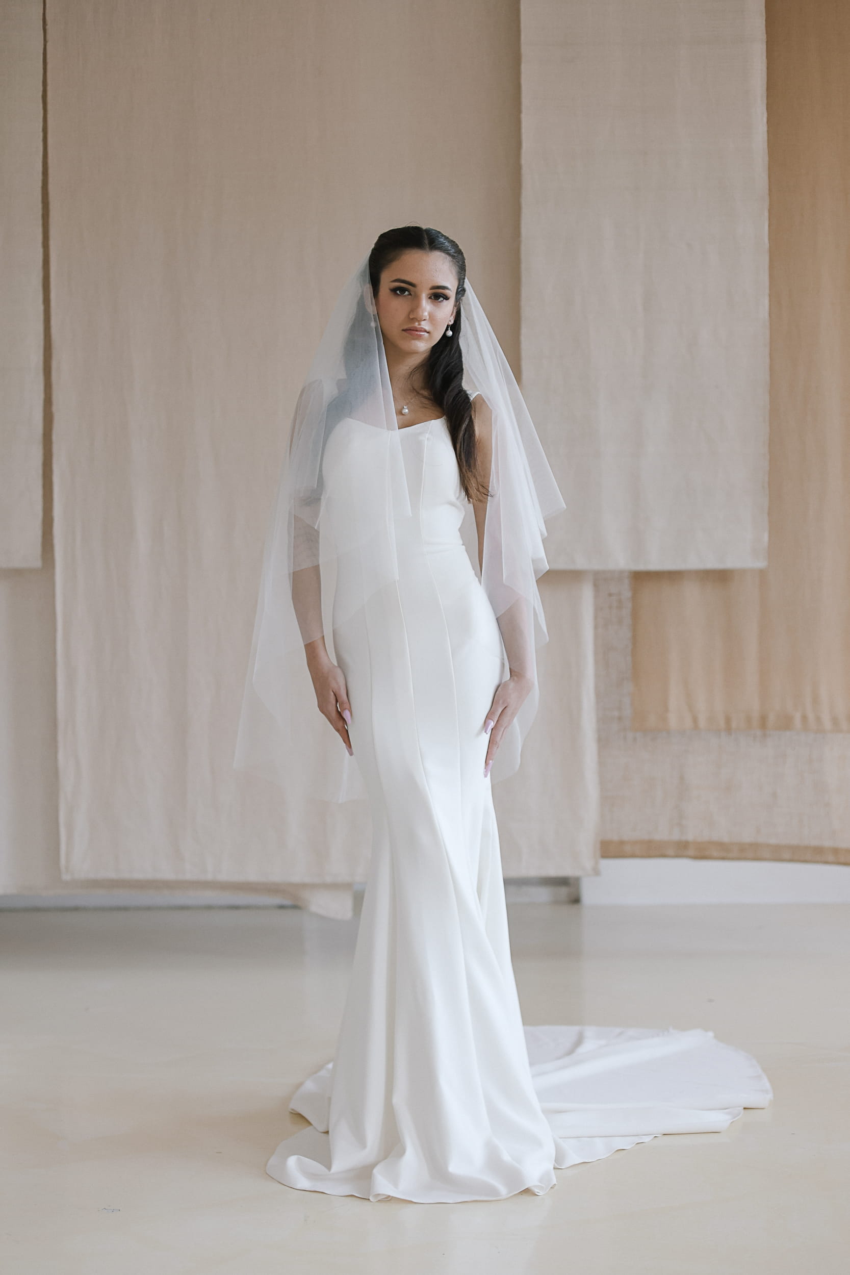 Alice - Double Tier Wedding Veil - Image 4