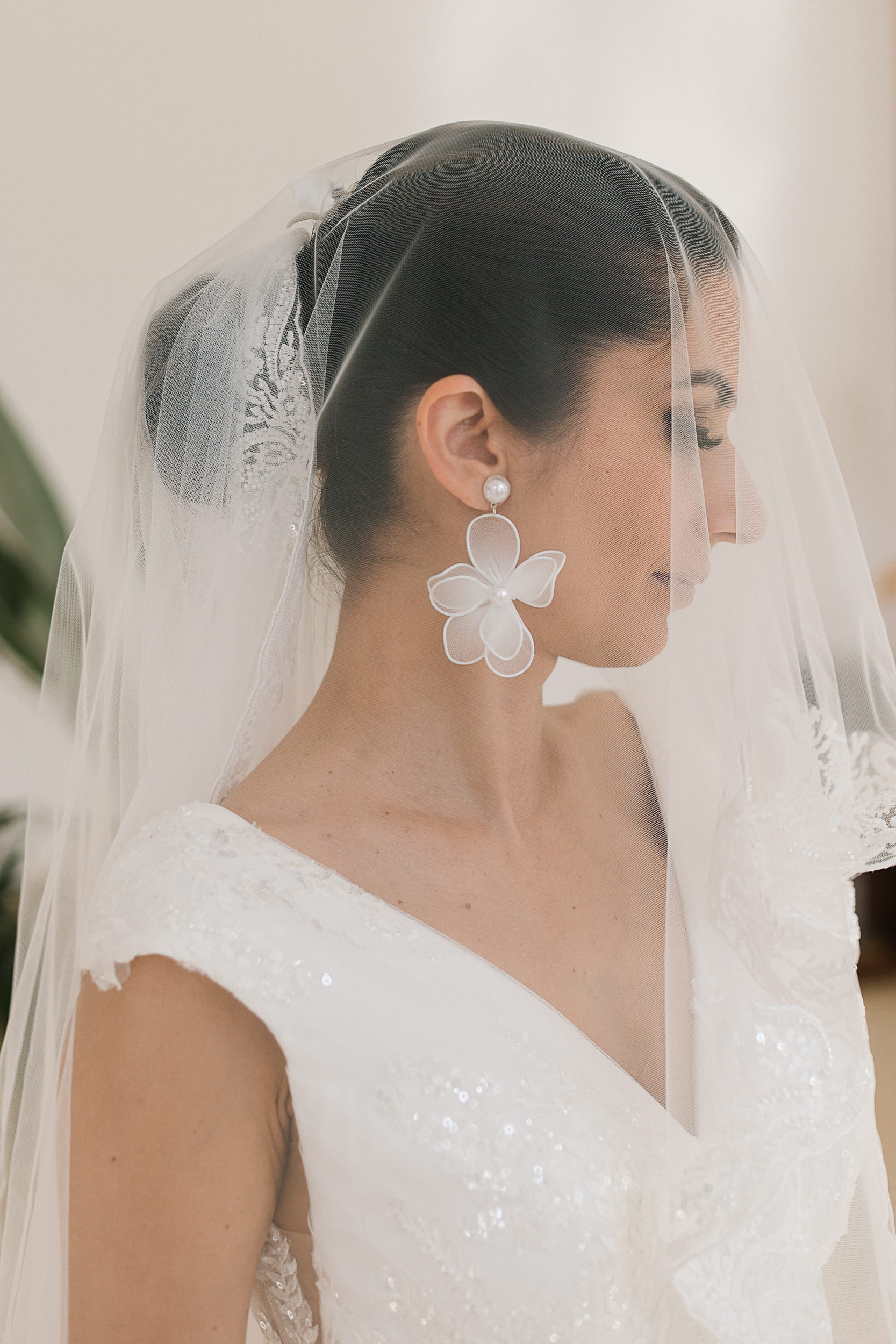 Esme - Lace Wedding Veil - Image 2