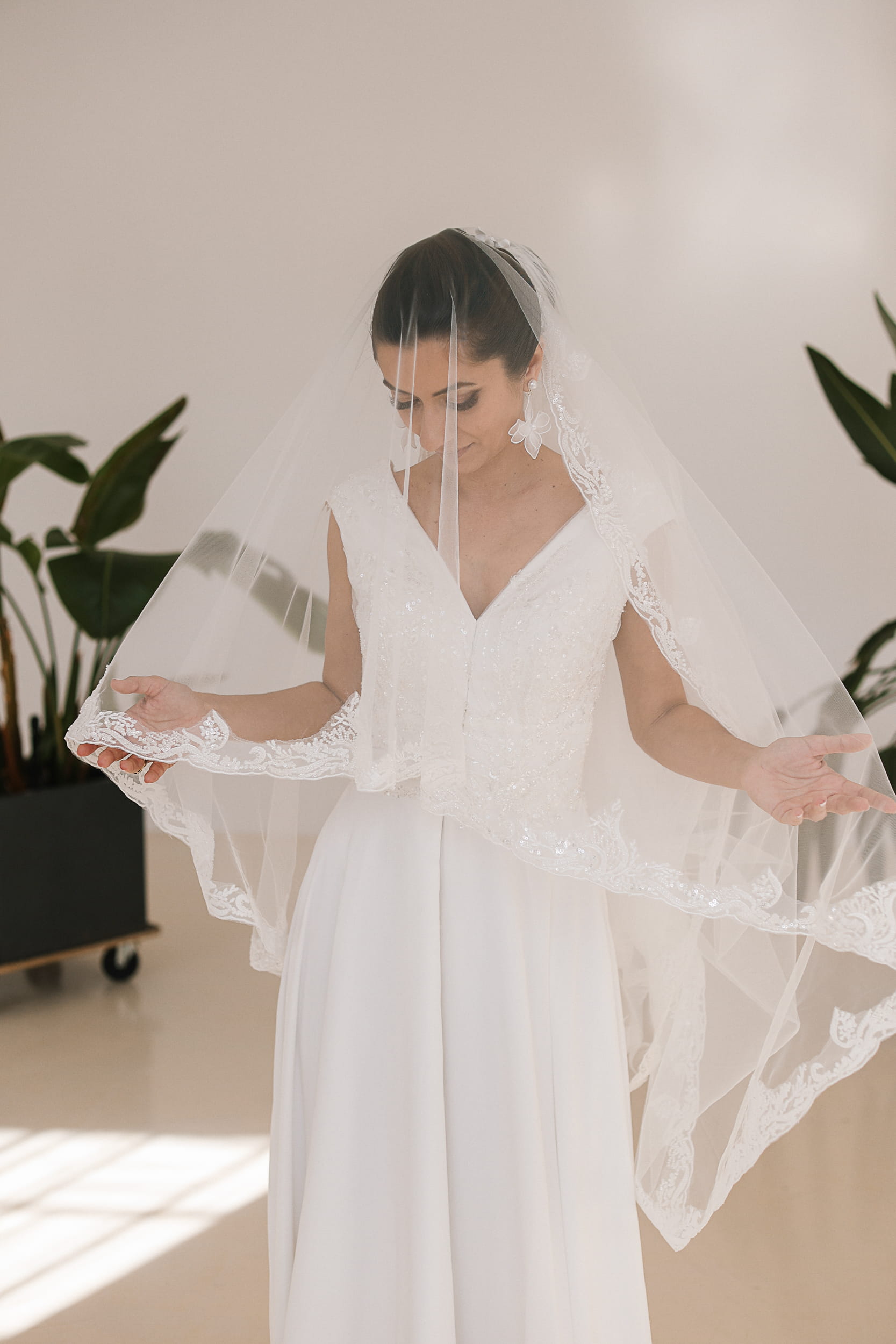 Esme - Lace Wedding Veil - Image 5