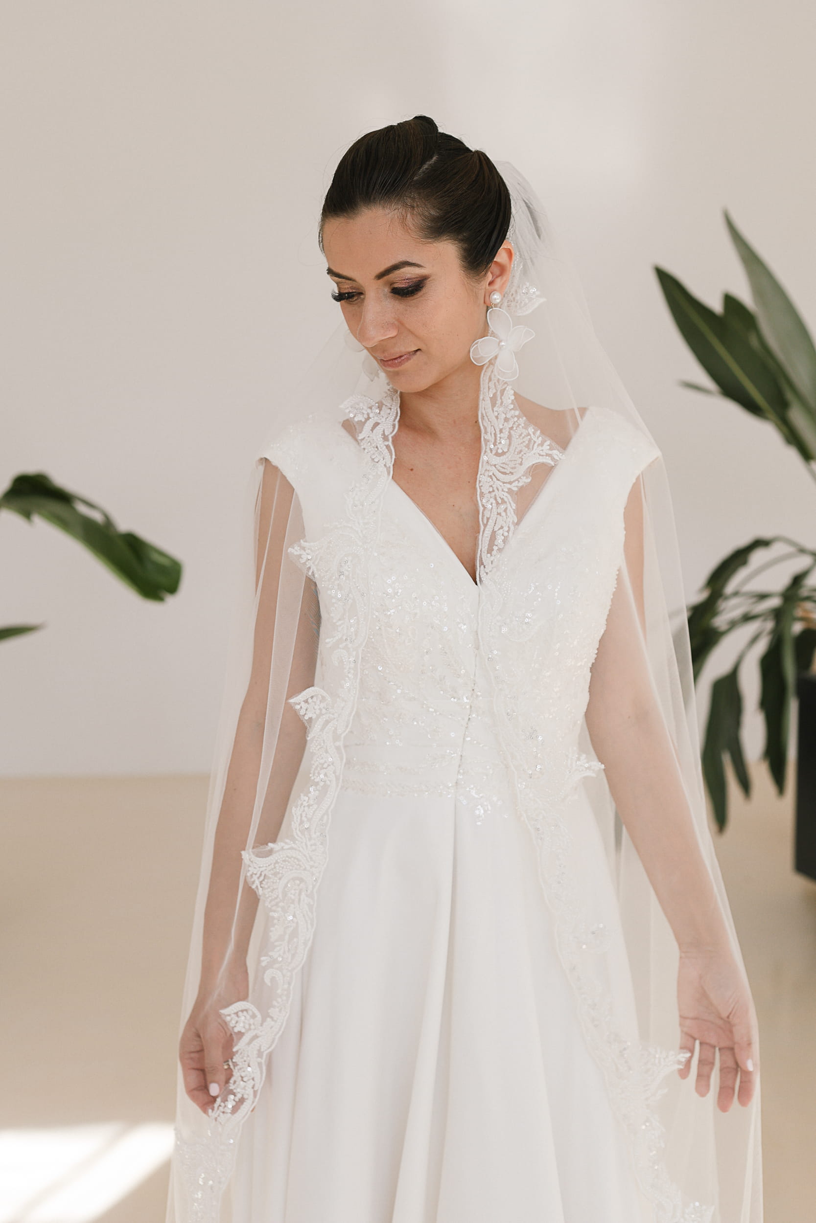 Esme - Lace Wedding Veil - Image 6