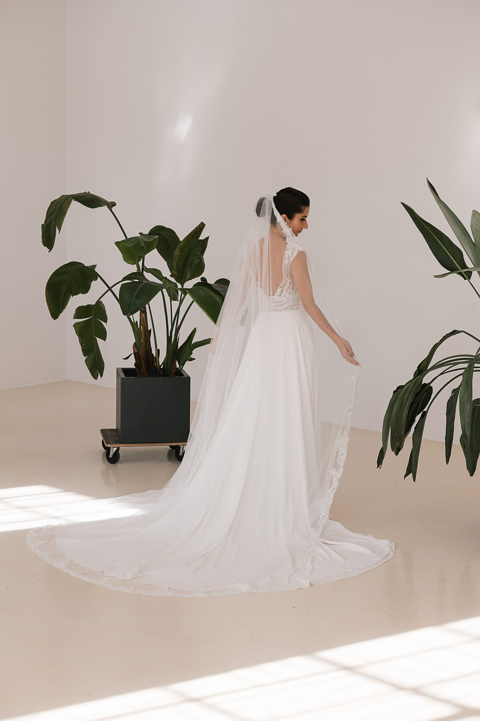 Esme - Lace Wedding Veil - Image 9