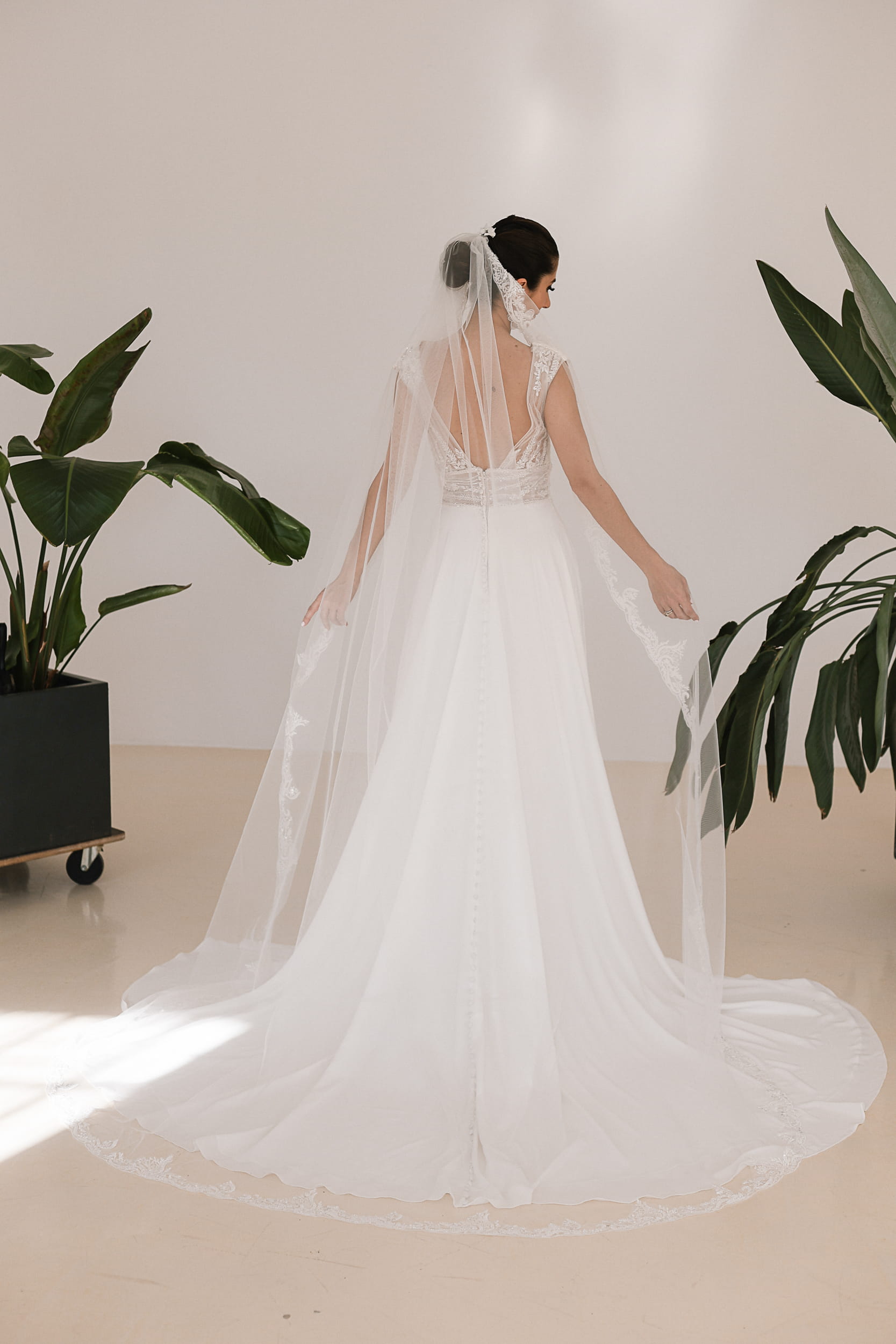 Esme - Lace Wedding Veil - Image 10