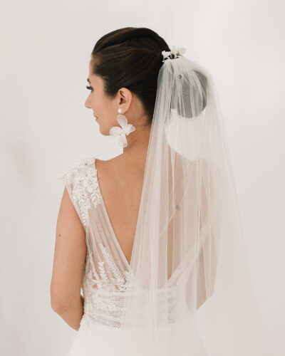 Ana One-Tier Bridal Veil – Effortless Elegance for the Modern Bride