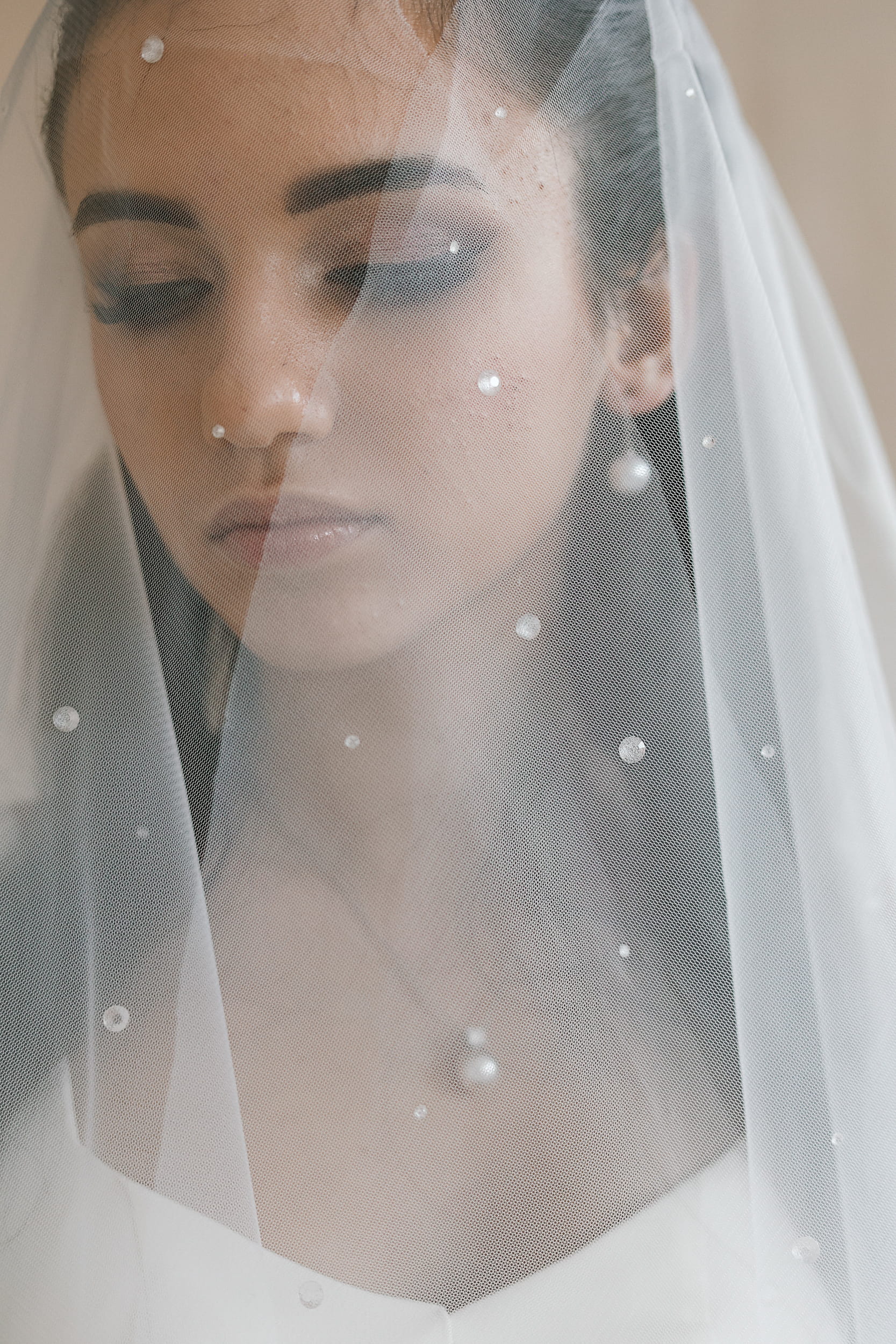 Delia - Raindrops Wedding Veil