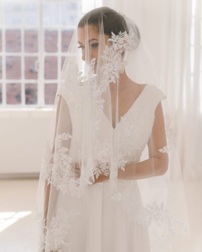 Ecaterina - Applique Wedding Veil