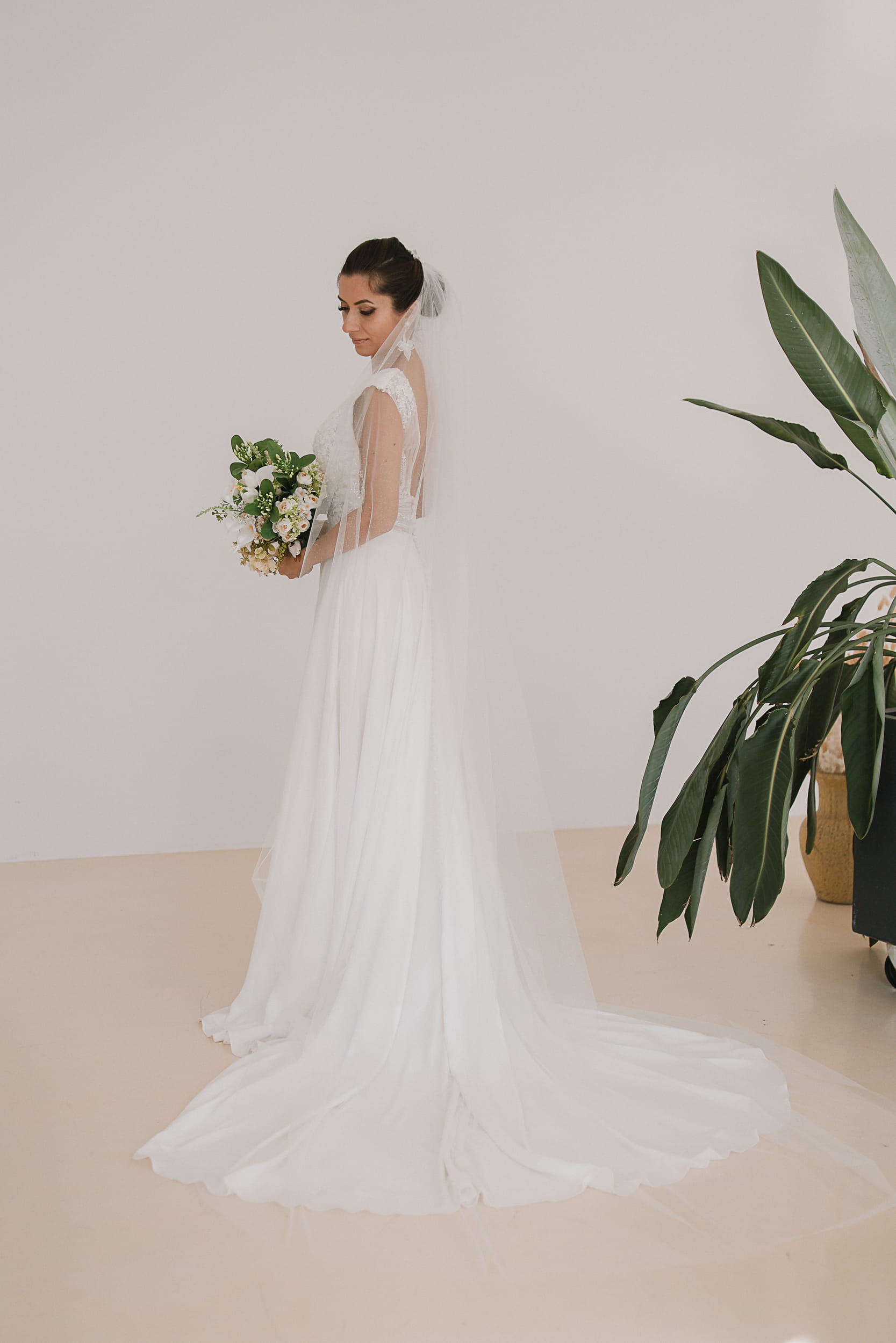 Emma - Shimmery Wedding Veil - Image 2