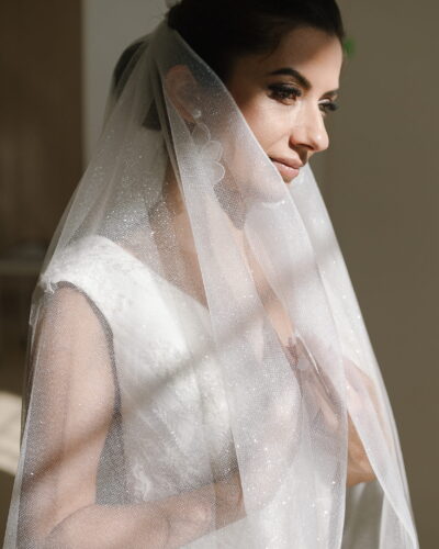 Eveline - Very Glittery Wedding Veil