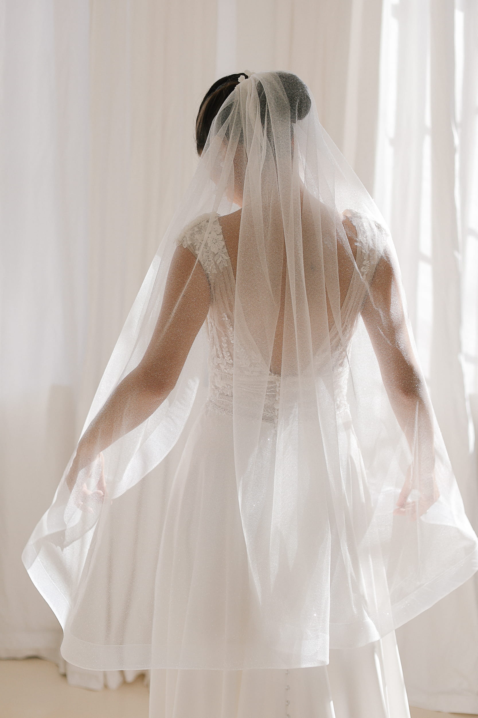 Eveline - Very Glittery Wedding Veil - Image 2