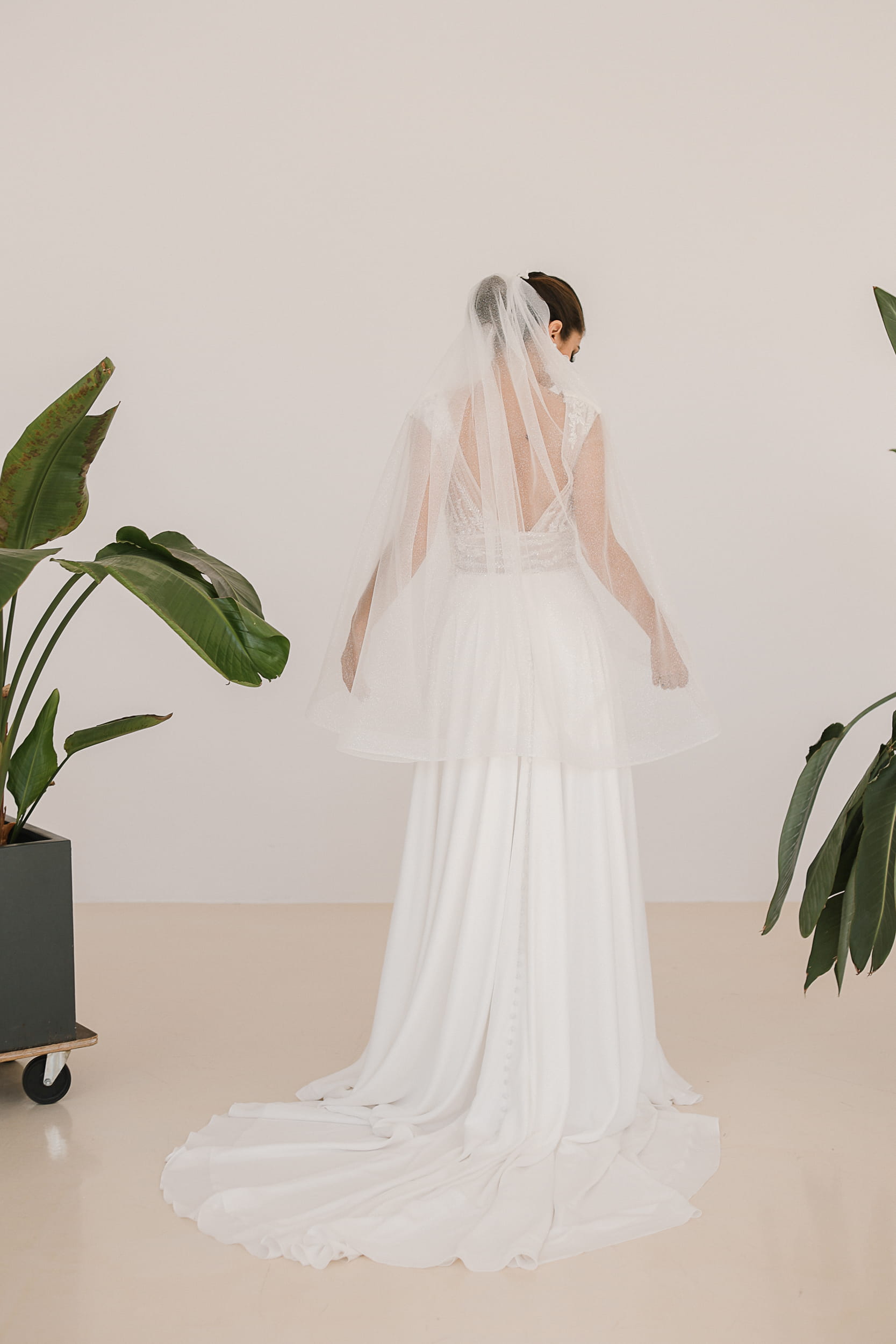 Eveline - Very Glittery Wedding Veil - Image 5