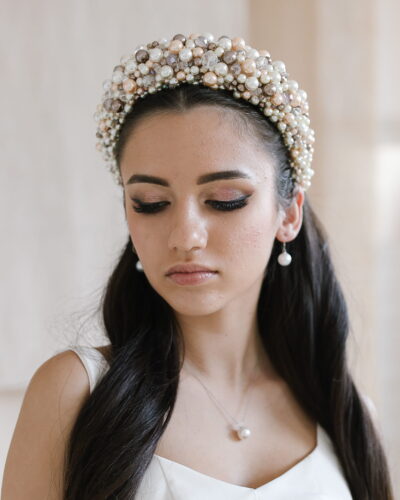 Headband E Pearls and Beads