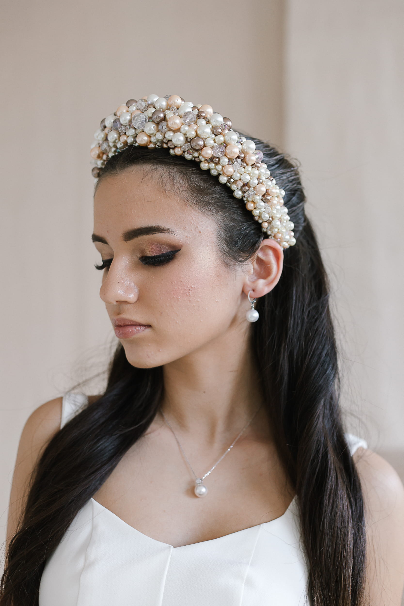 Headband E Pearls and Beads - Image 2