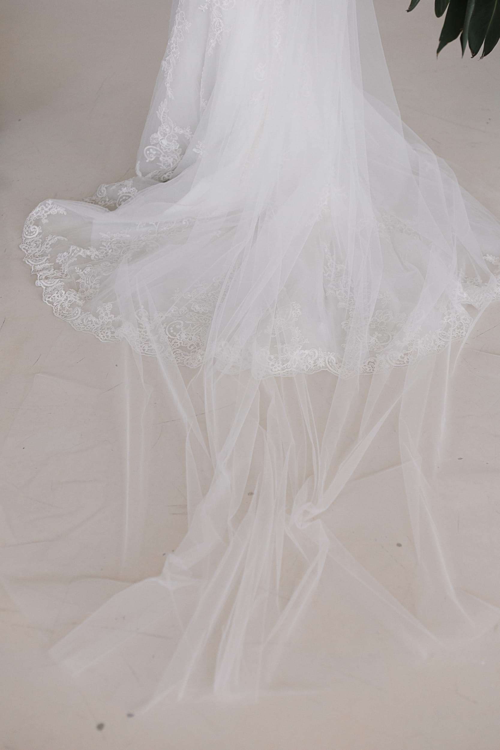 Vivienne - Double Tier Cathedral Wedding Veil - Image 3