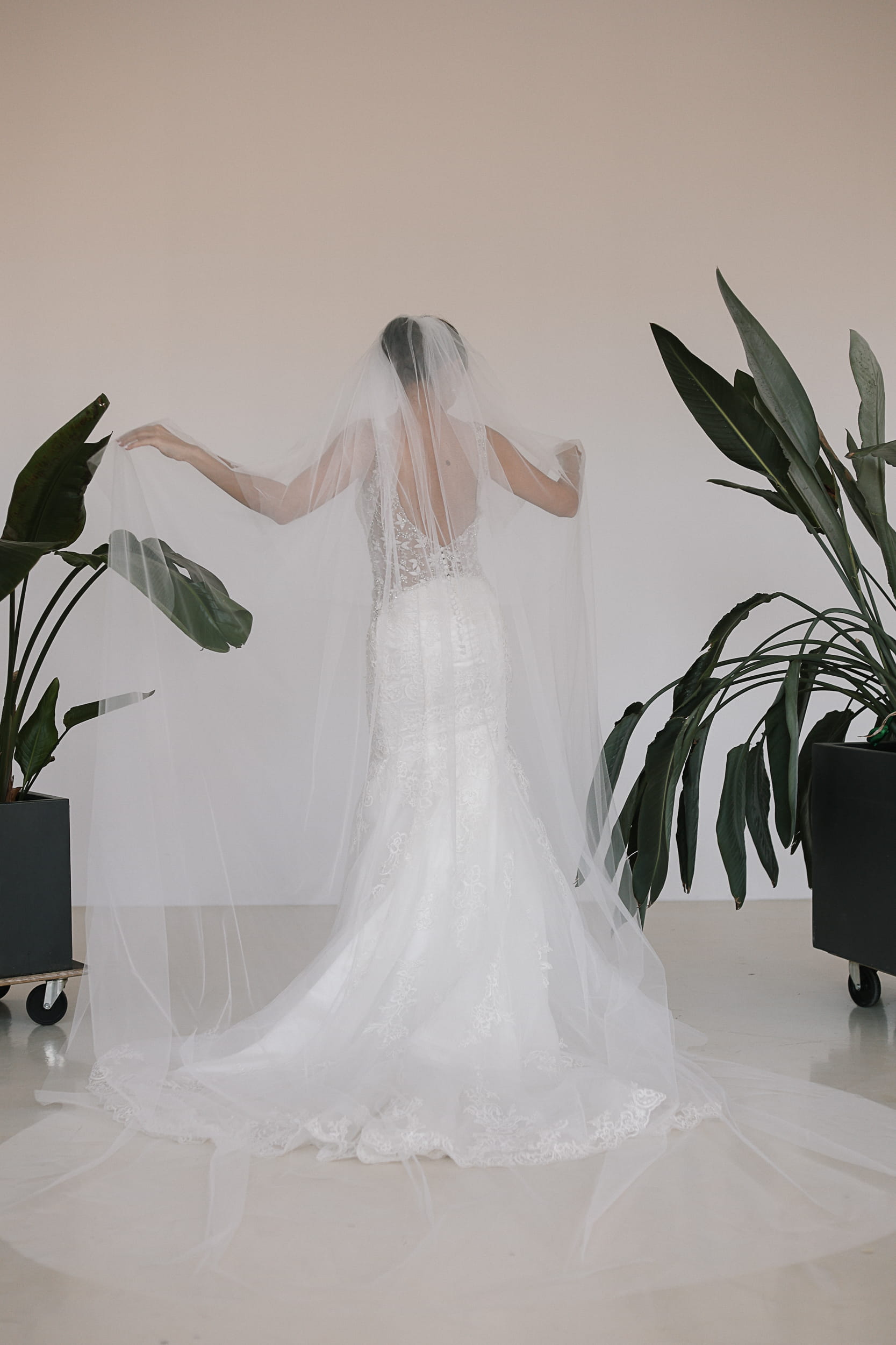 Vivienne - Double Tier Cathedral Wedding Veil - Image 4