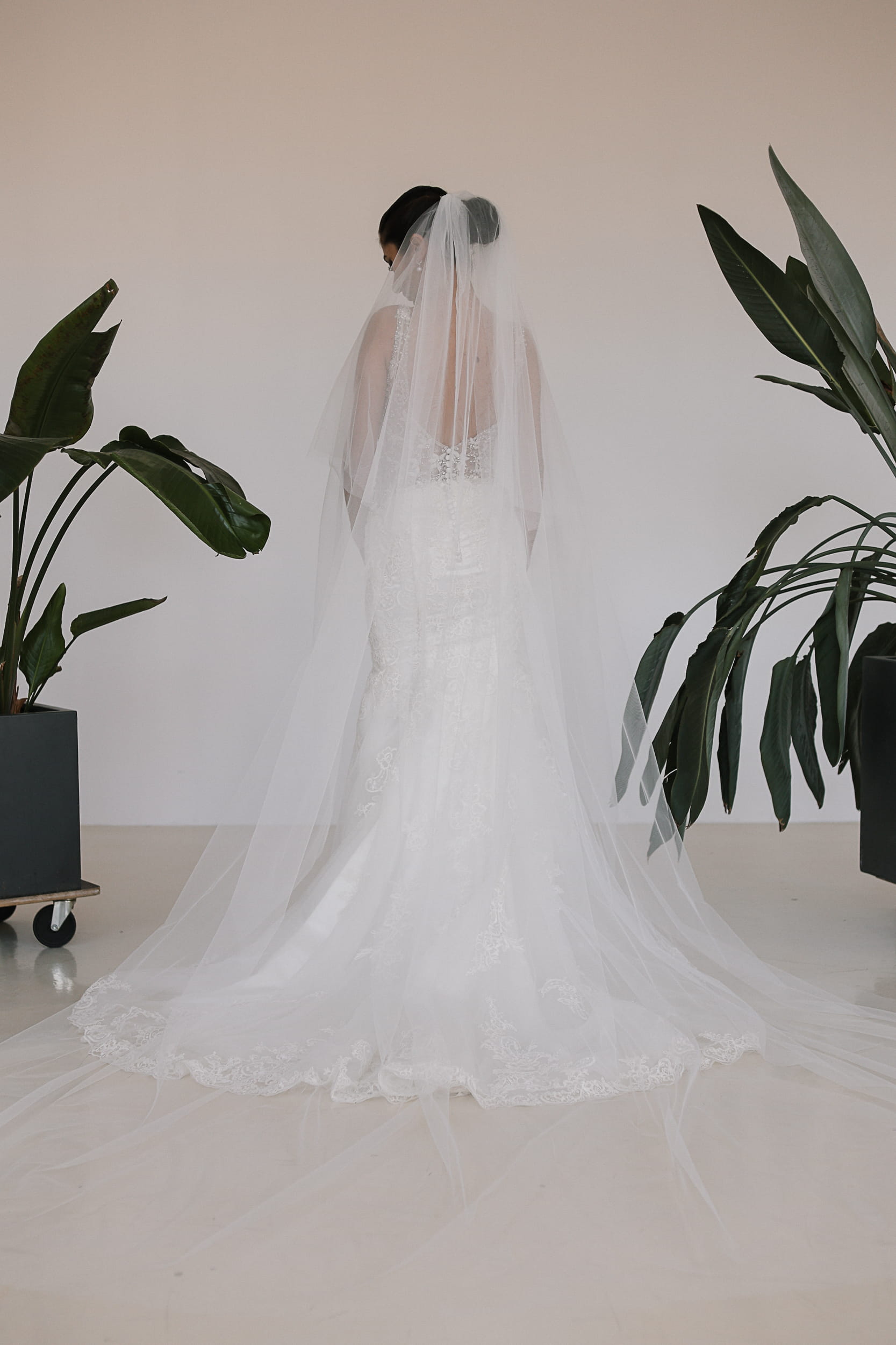 Vivienne - Double Tier Cathedral Wedding Veil - Image 5